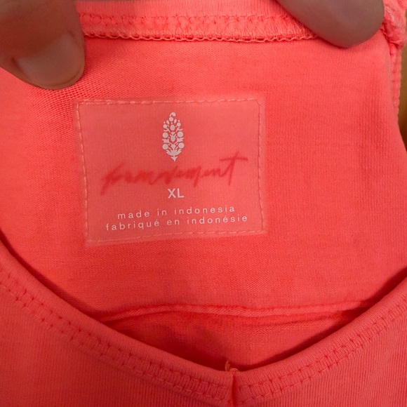 NWT Free People Hotshot Onesie Hot Watermelon Size XL - Picture 4 of 7